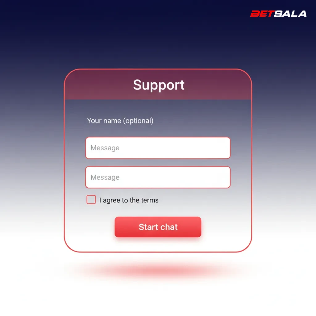 Contacto y atención al cliente: soporte 24/7 en español por chat, email soporte@betsala.[dominio], FAQ y redes sociales.